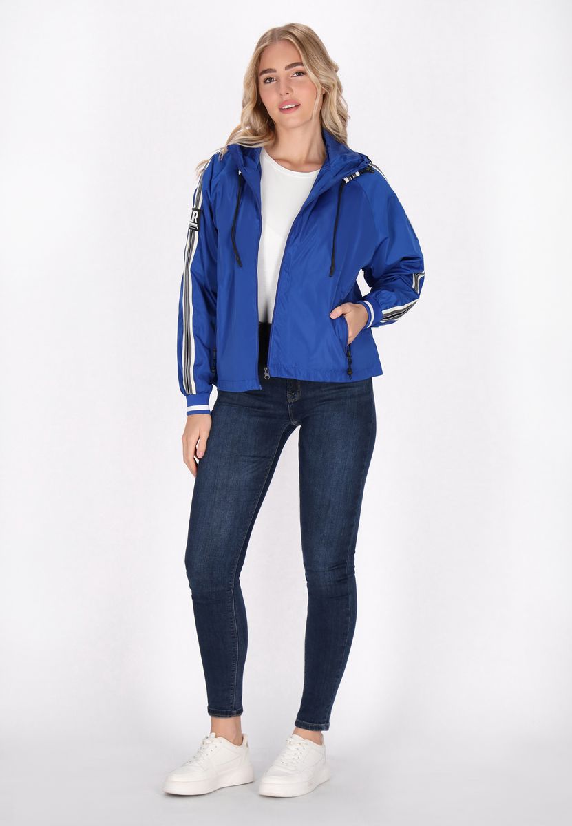 Sportlicher Kapuzen-Zip-Blouson