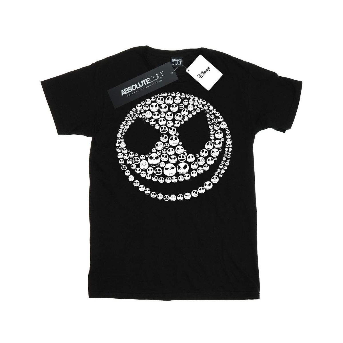 Jack Skellington Totenkopf Collage T-Shirt