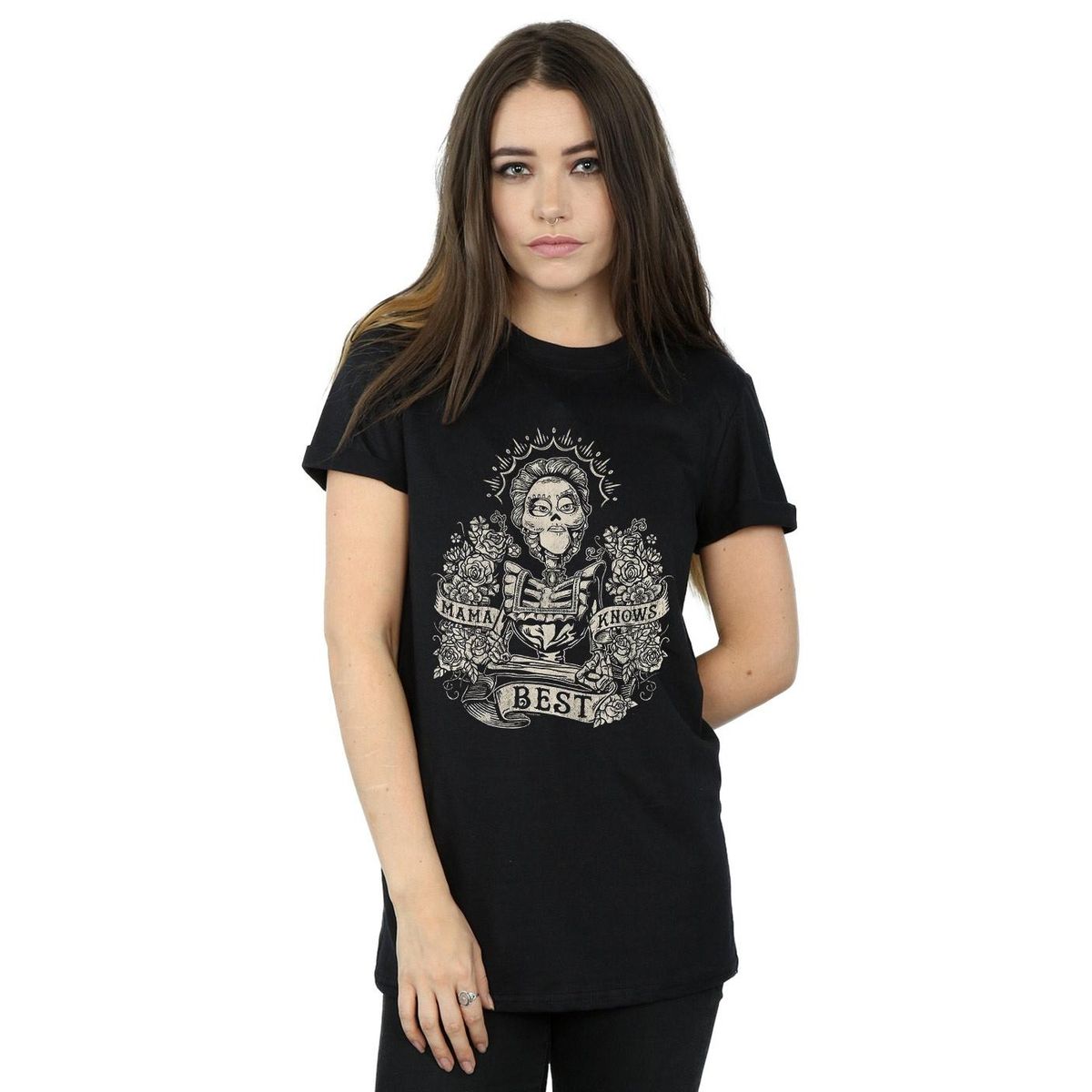 Coco Mama Knows Best Grafik-T-Shirt