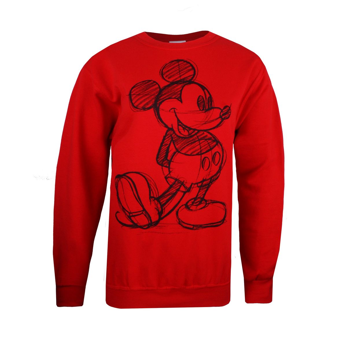 Mickey Mouse Skizzen-Grafik-Sweatshirt