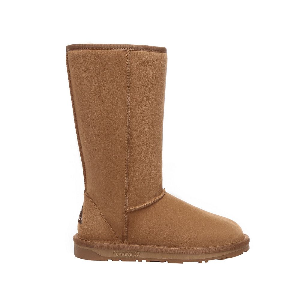 Klassische hohe Lammfell-Winterstiefel