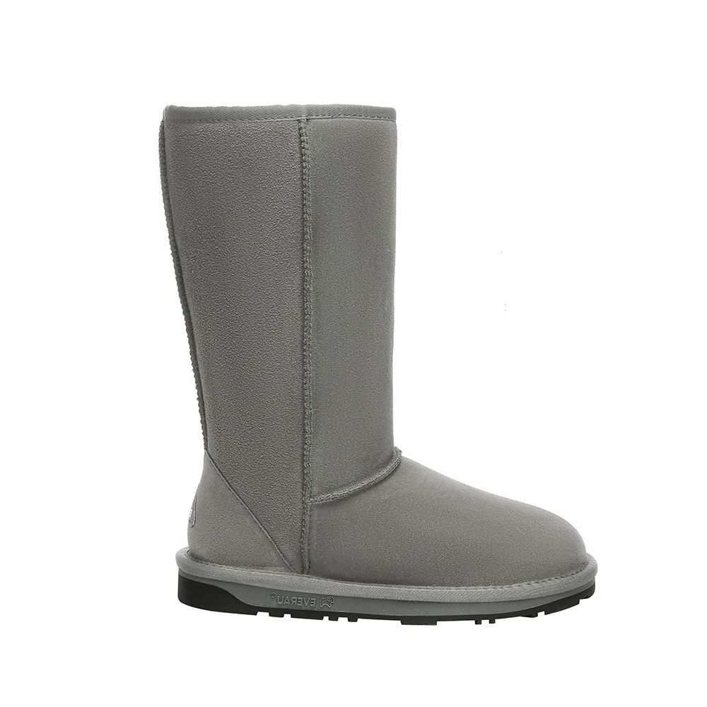 Klassische hohe Lammfell-Winterstiefel