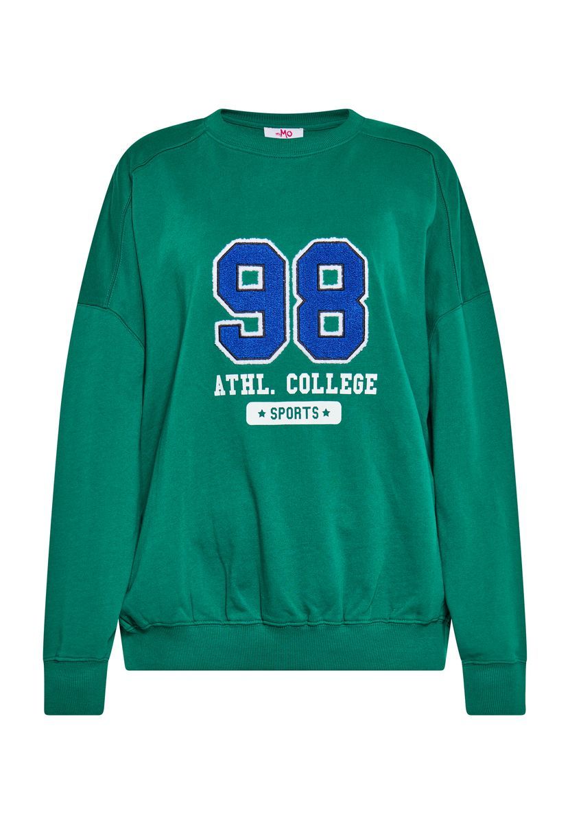 Oversize-Crewneck im College-Stil