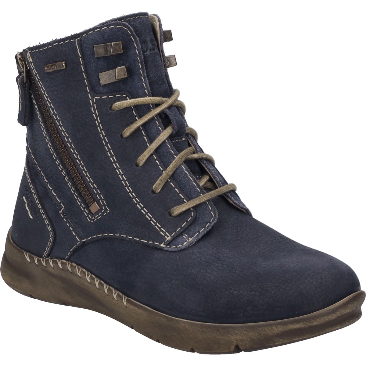 Robuste Stiefeletten aus Nubukleder