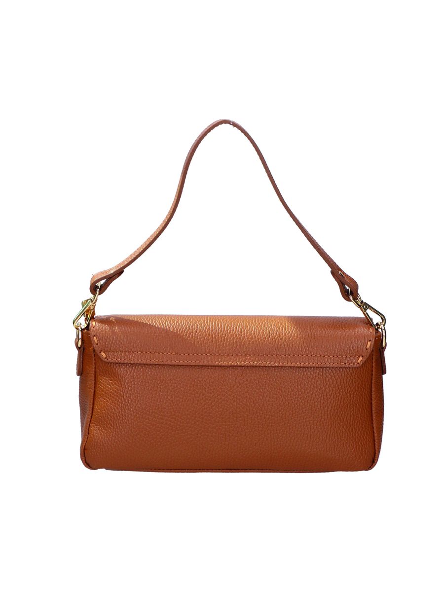 Elegante Baguette-Handtasche aus Strukturleder