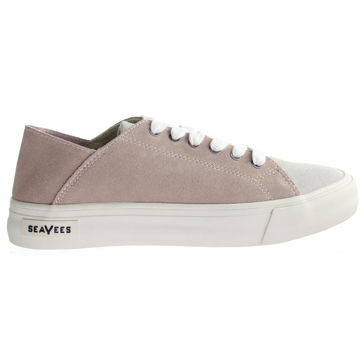 Flache Plateau-Sneaker aus Wildleder