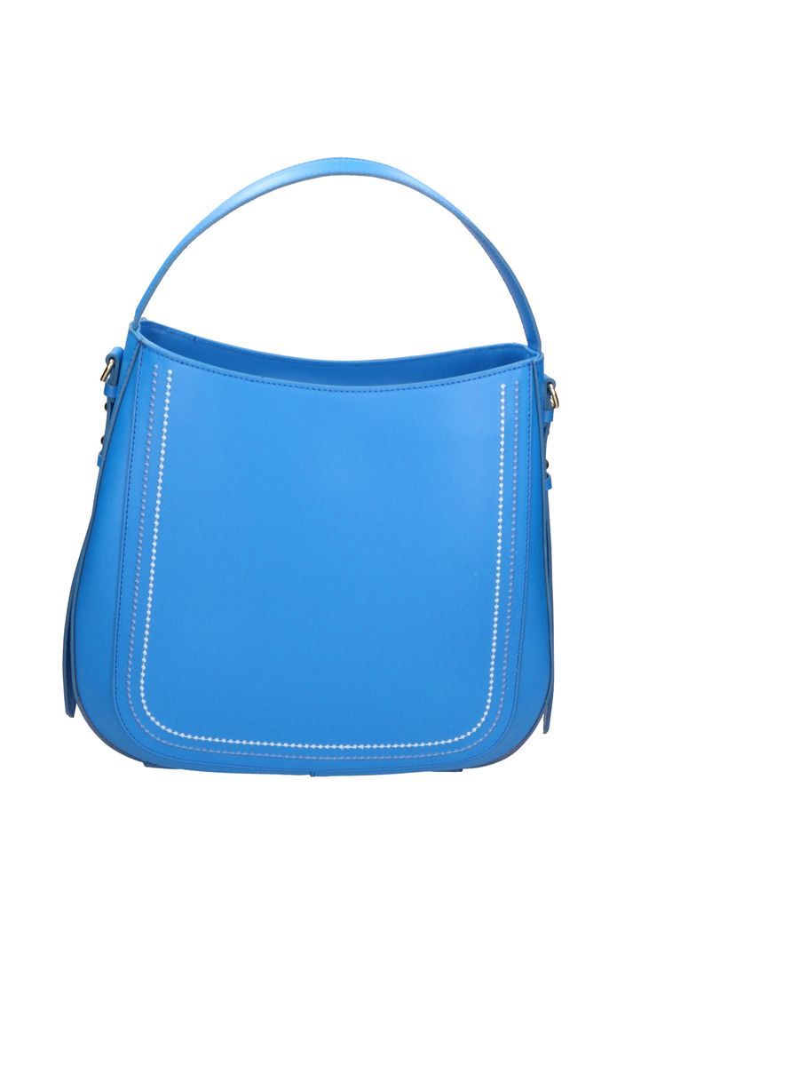 Elegante italienische Lederhandtasche mit Ziernaht