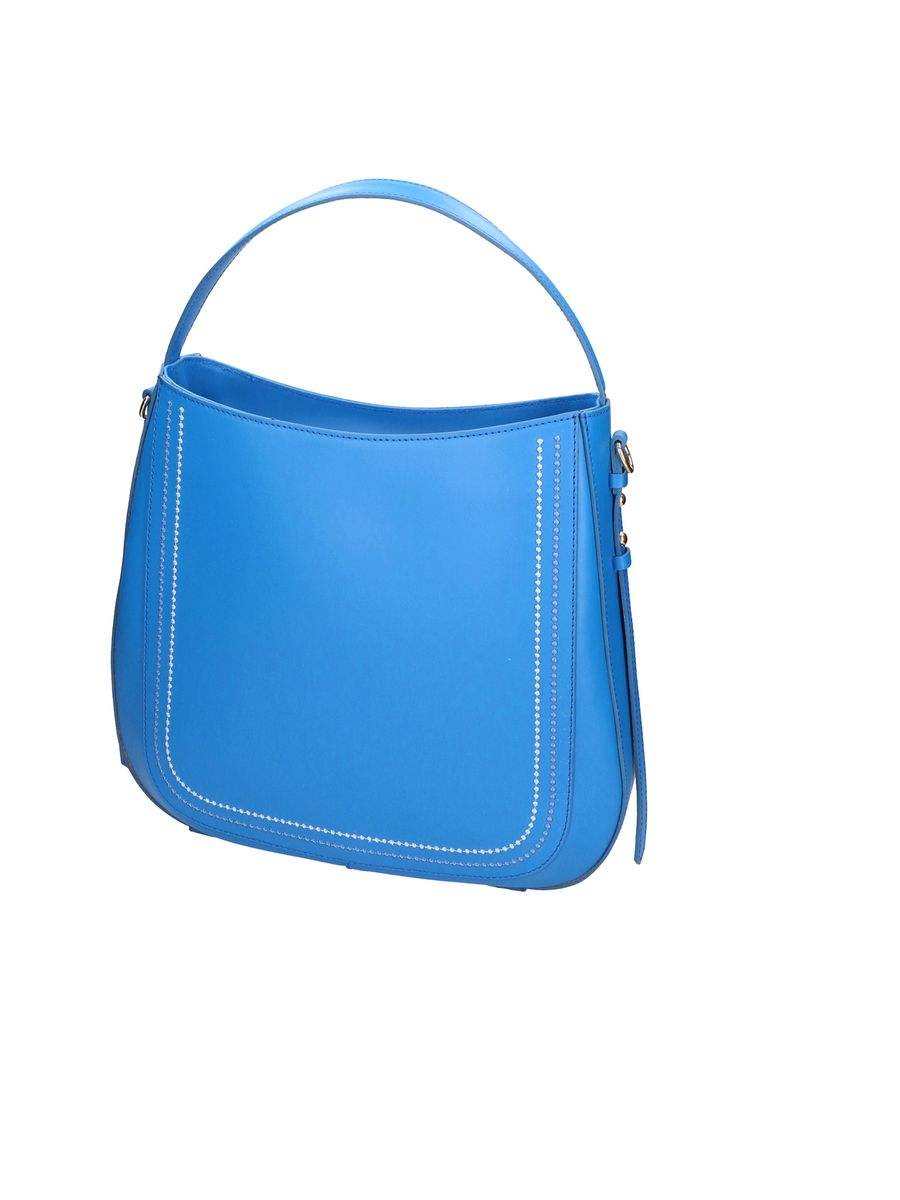 Elegante italienische Lederhandtasche mit Ziernaht