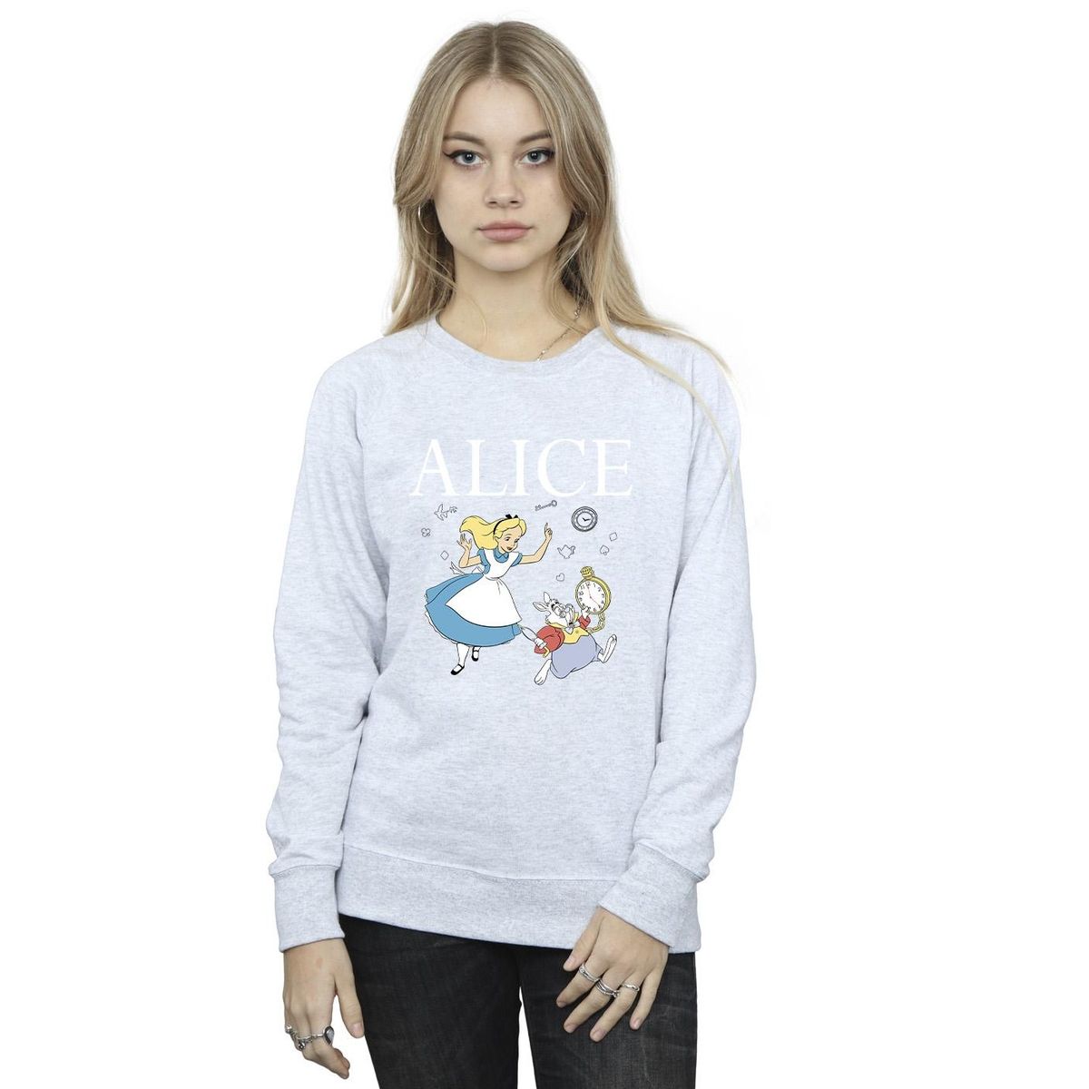 Alice im Wunderland Grafik-Sweatshirt
