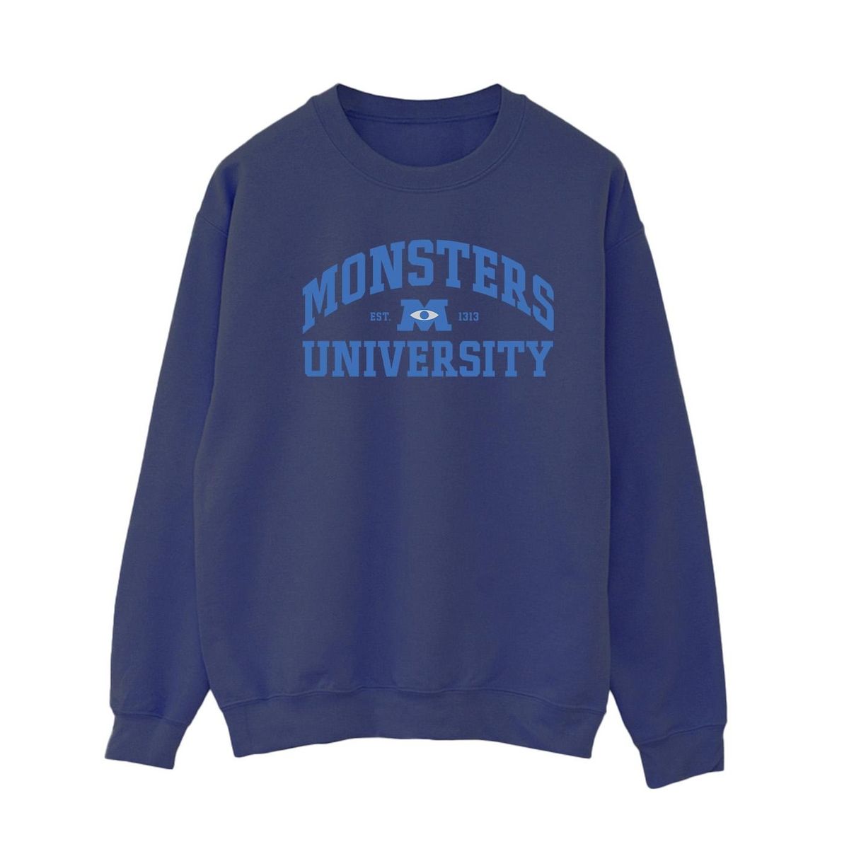 Sweatshirt mit College-Logo-Print