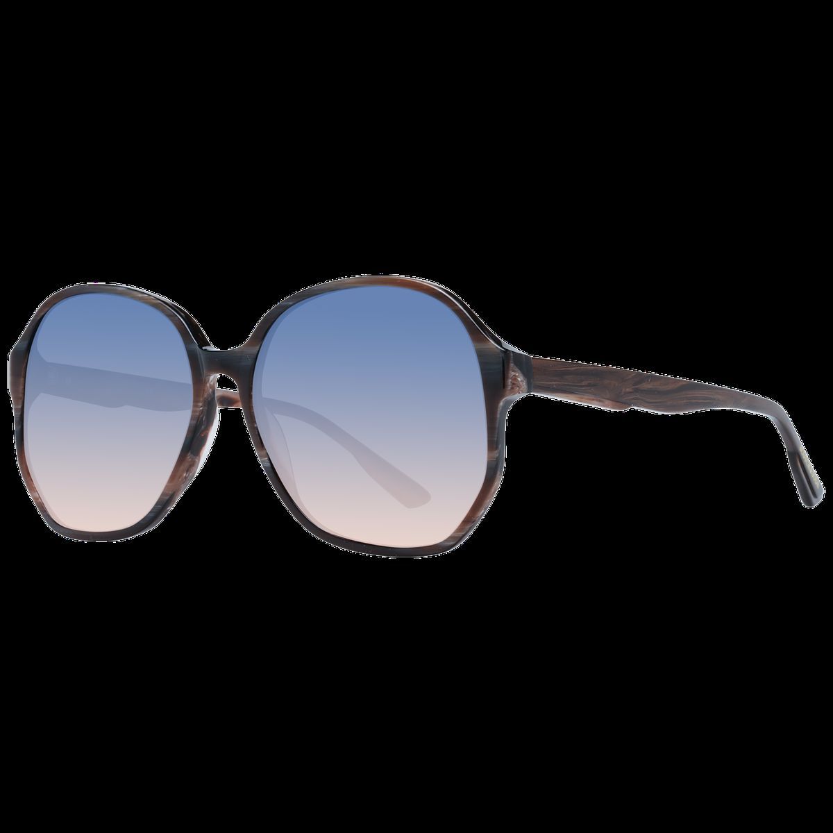 Übergroße Schmetterlings-Sonnenbrille mit Farbverlauf