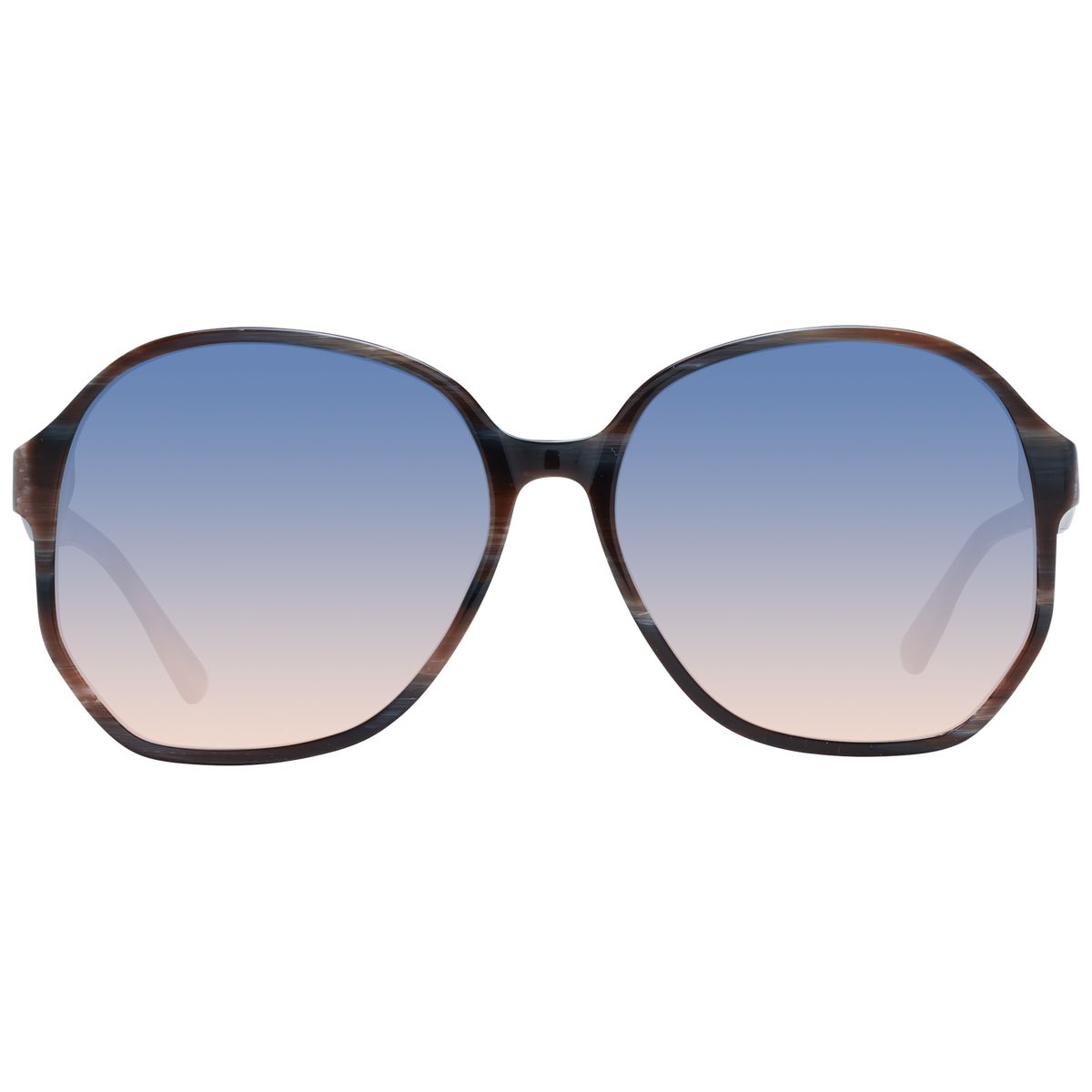 Übergroße Schmetterlings-Sonnenbrille mit Farbverlauf
