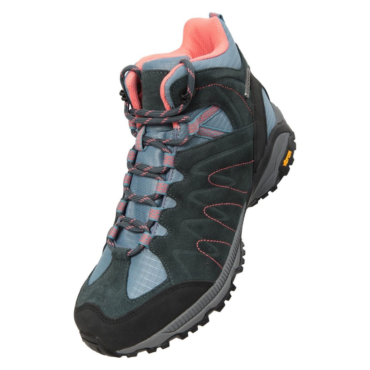 Wasserdichte Wildleder-Wanderstiefel mit mittlerem Schaft