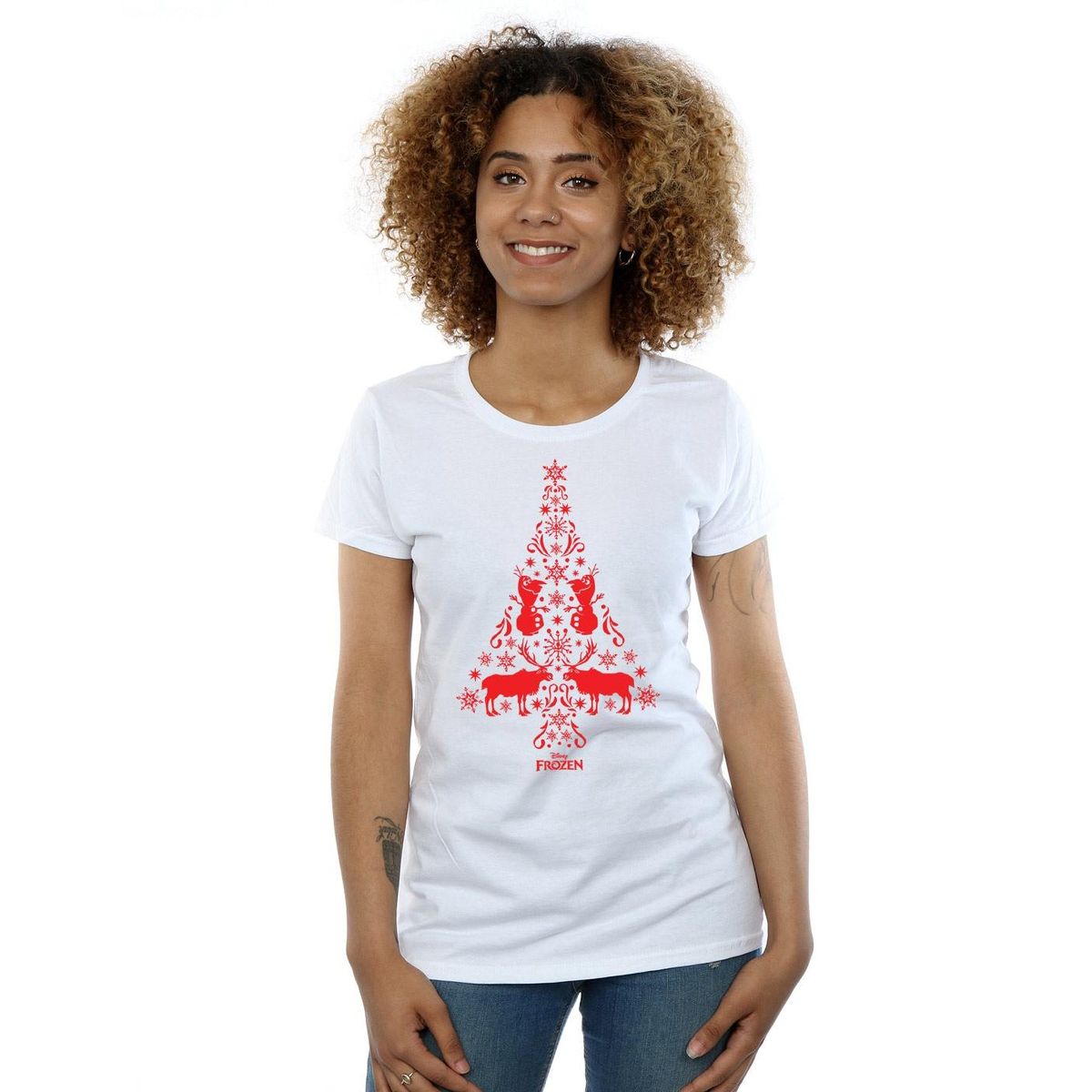 Frozen Grafik-Weihnachtsbaum T-Shirt