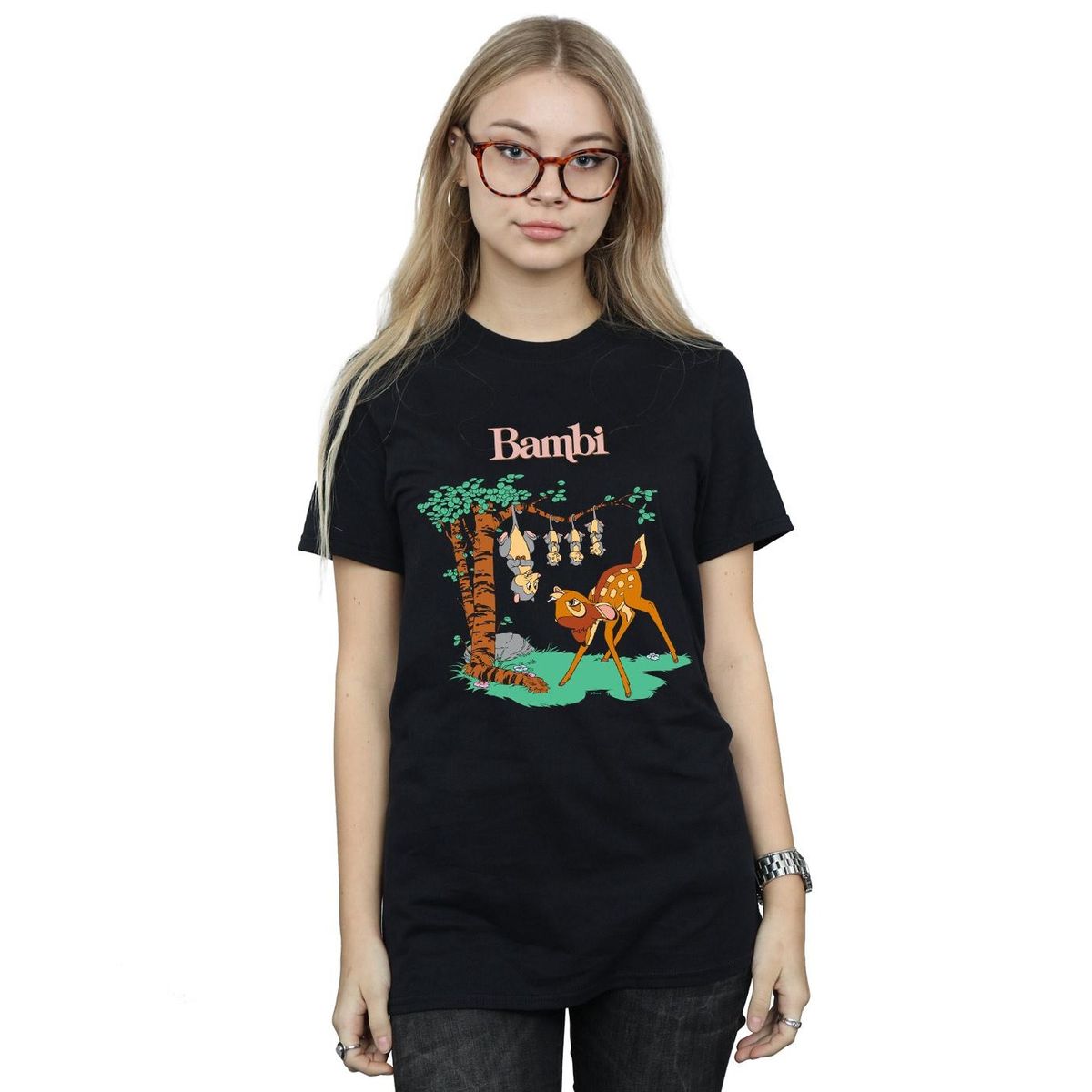 Bambi Grafik-T-Shirt aus Baumwolle