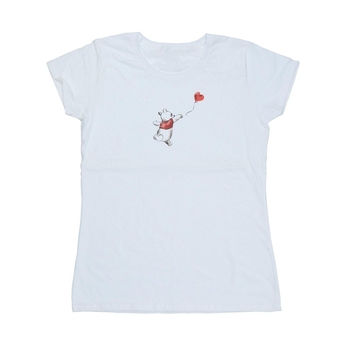Verspieltes Herzballon Charakter Tee