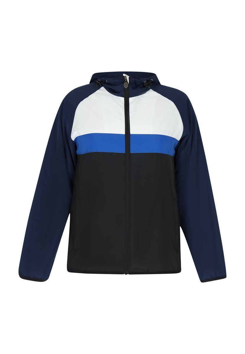 Kapuzen-Anorak im Colorblock-Design