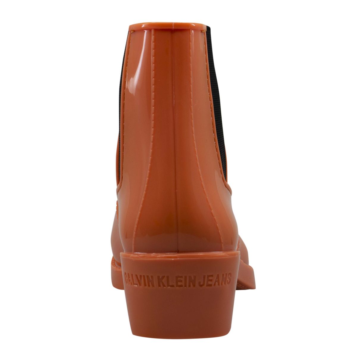 Glänzende Chelsea-Gummistiefel mit spitzer Kappe