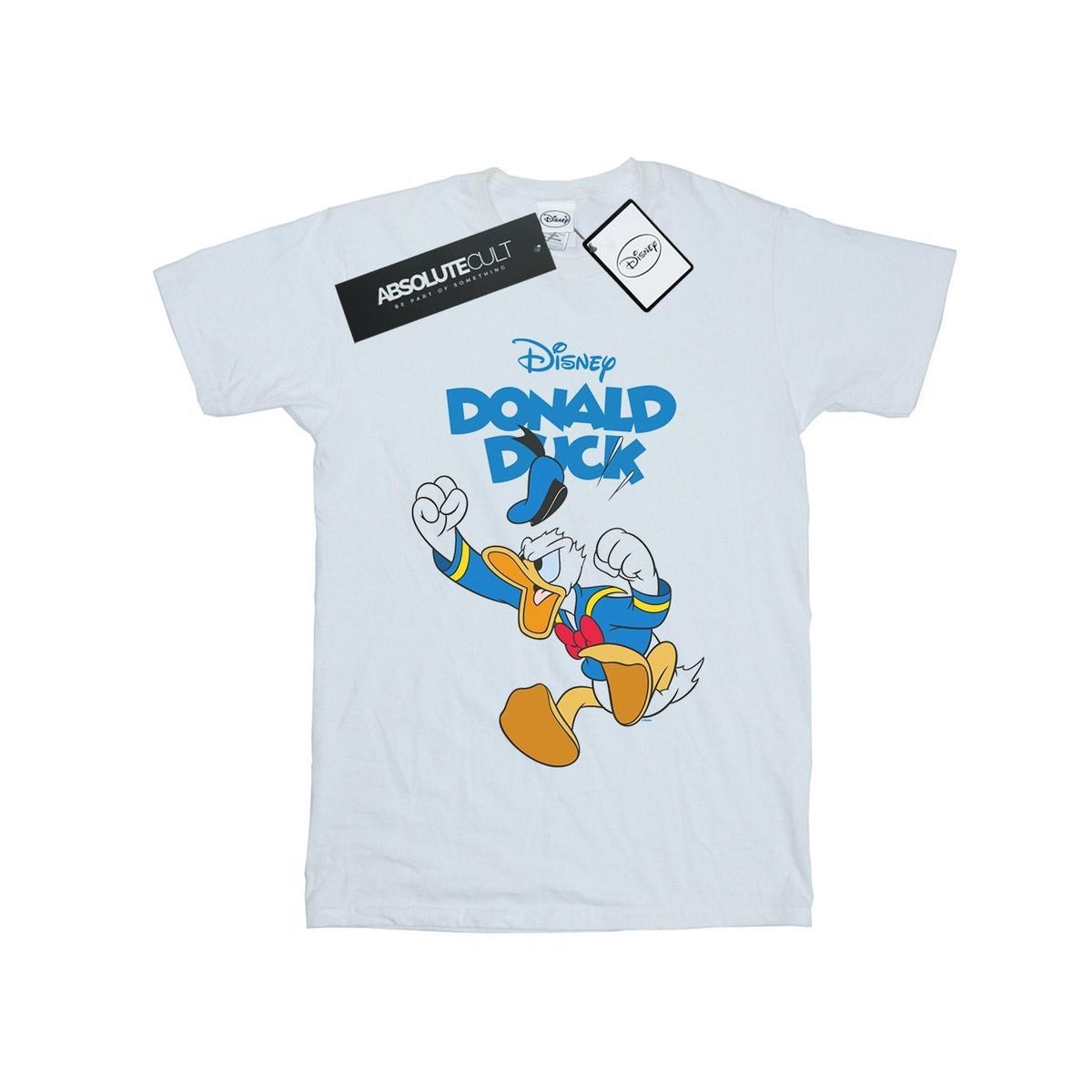 Boyfriend-T-Shirt mit wütendem Donald-Druck