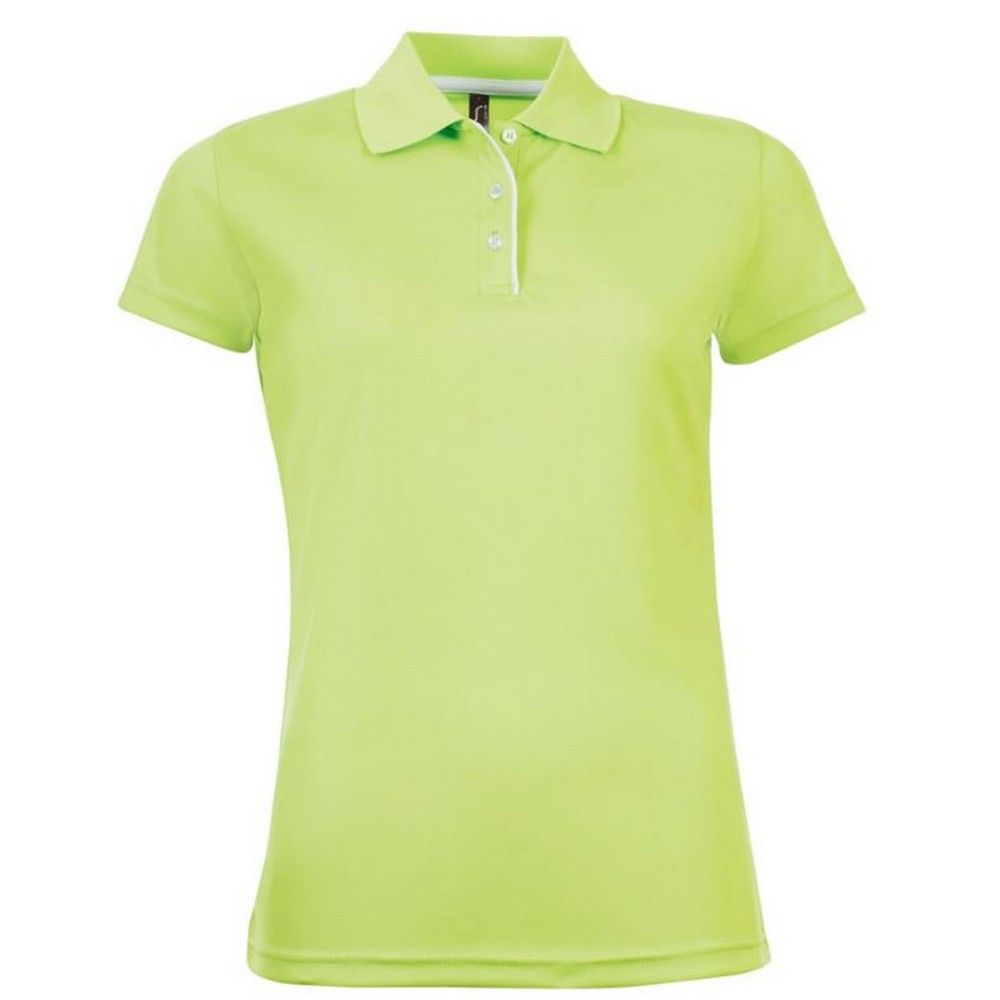 Kurzärmliges Piqué Polo für Damen