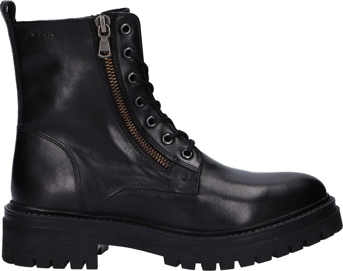 Leder-Combat-Boots zum Schnüren