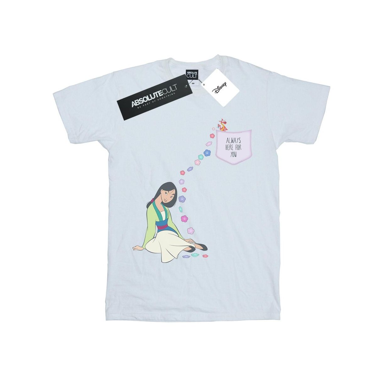 Mulan Grafik-T-Shirt mit Tasche