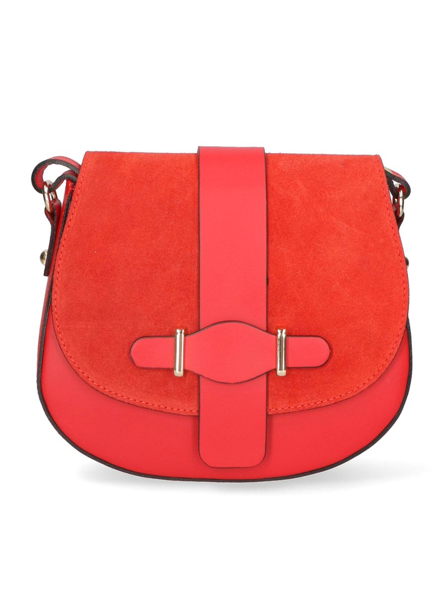 Satteltasche aus Wild- und Glattleder