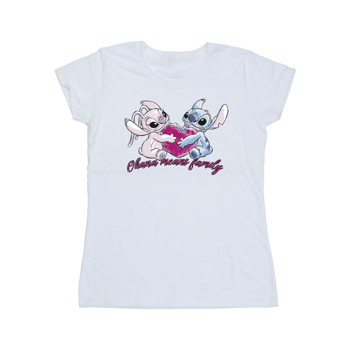 Stitch und Angel Grafik-T-Shirt