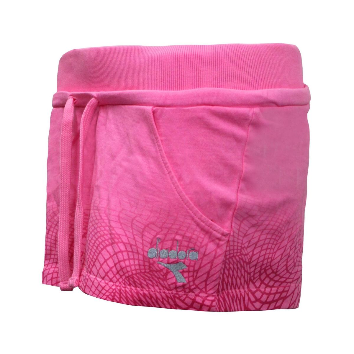Sportliche Shorts mit Kordelzug und Muster