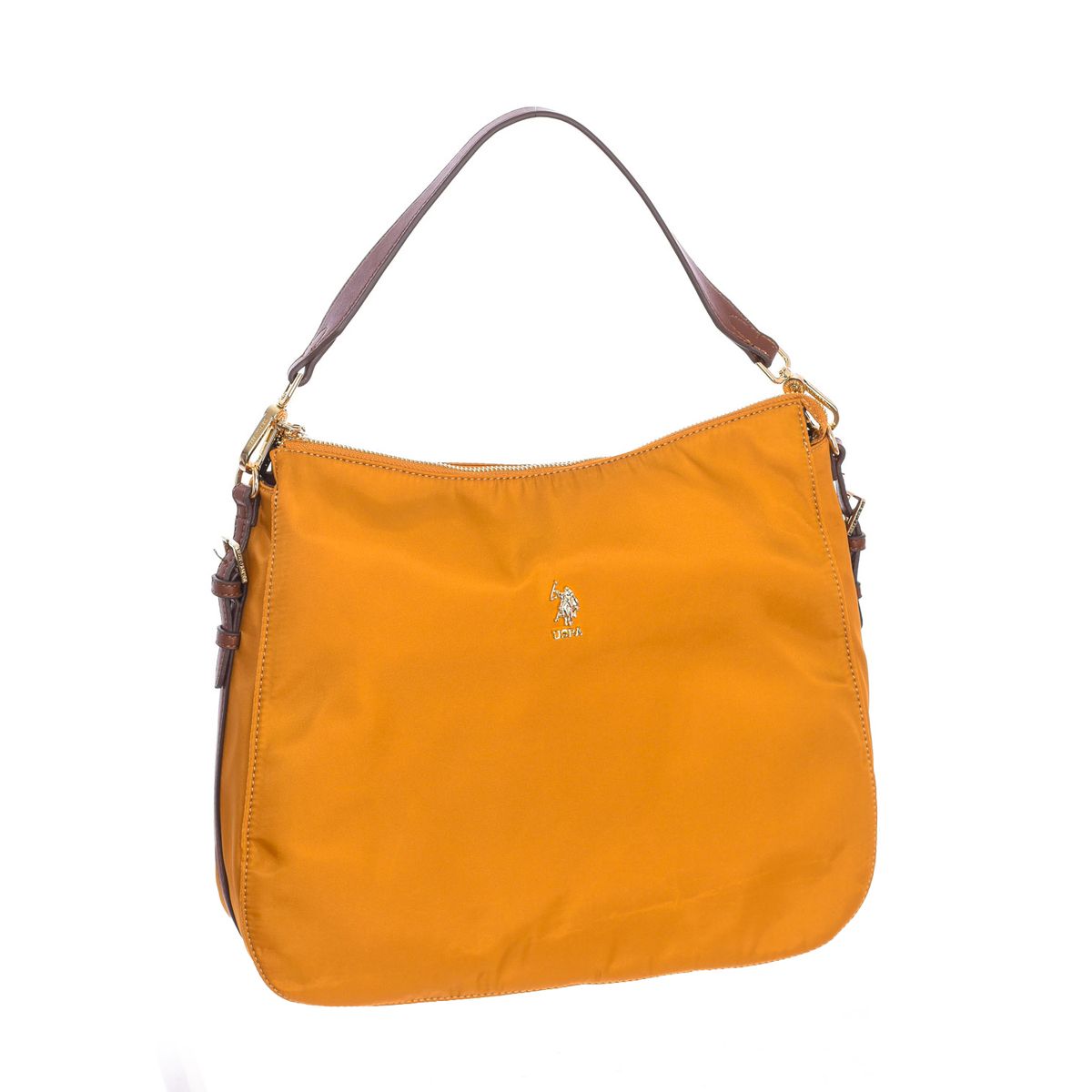 Lässige Nylon Zip-Top Hobo