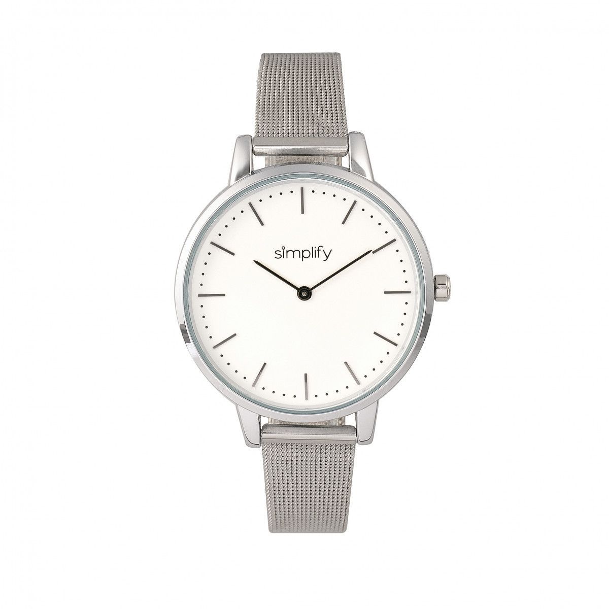 Minimalistische Mesh-Armband Analoguhr