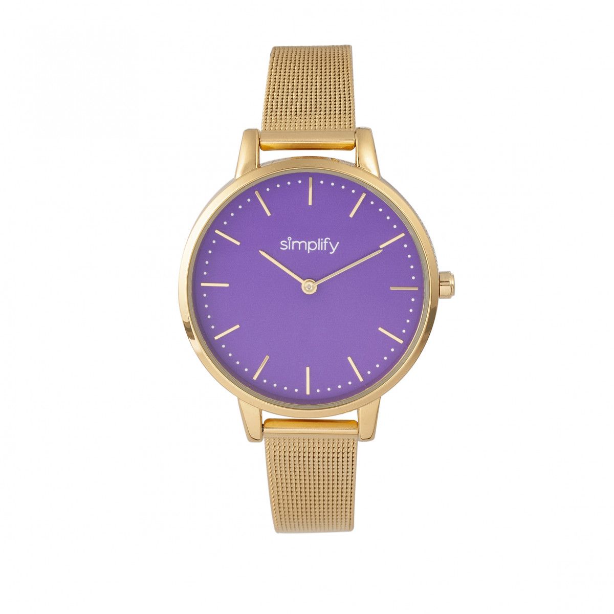 Minimalistische Mesh-Armband Analoguhr