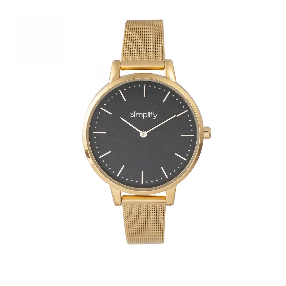 Minimalistische Mesh-Armband Analoguhr