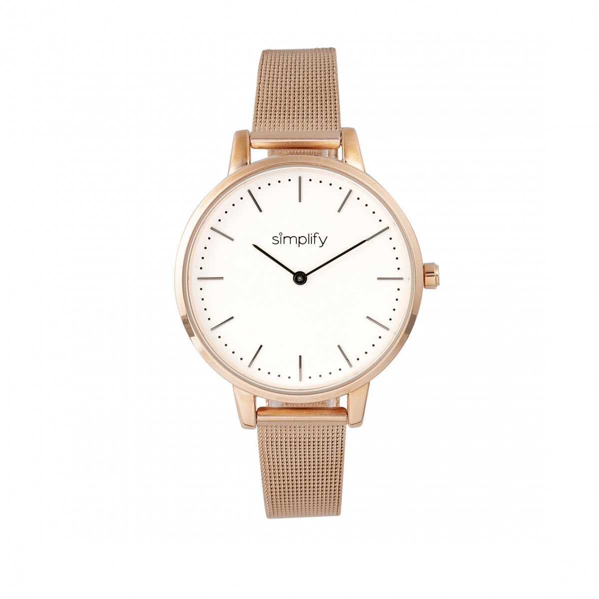 Minimalistische Mesh-Armband Analoguhr