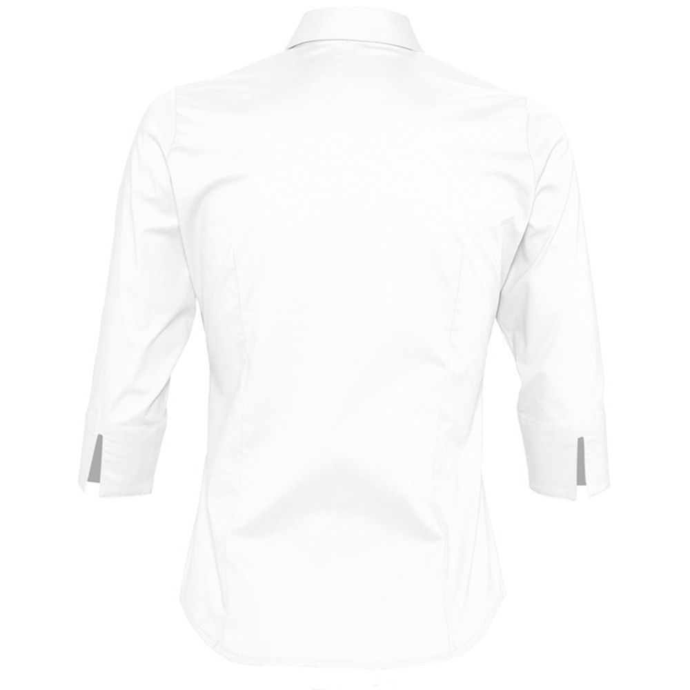 Taillierte 3/4-Arm Stretch-Bluse