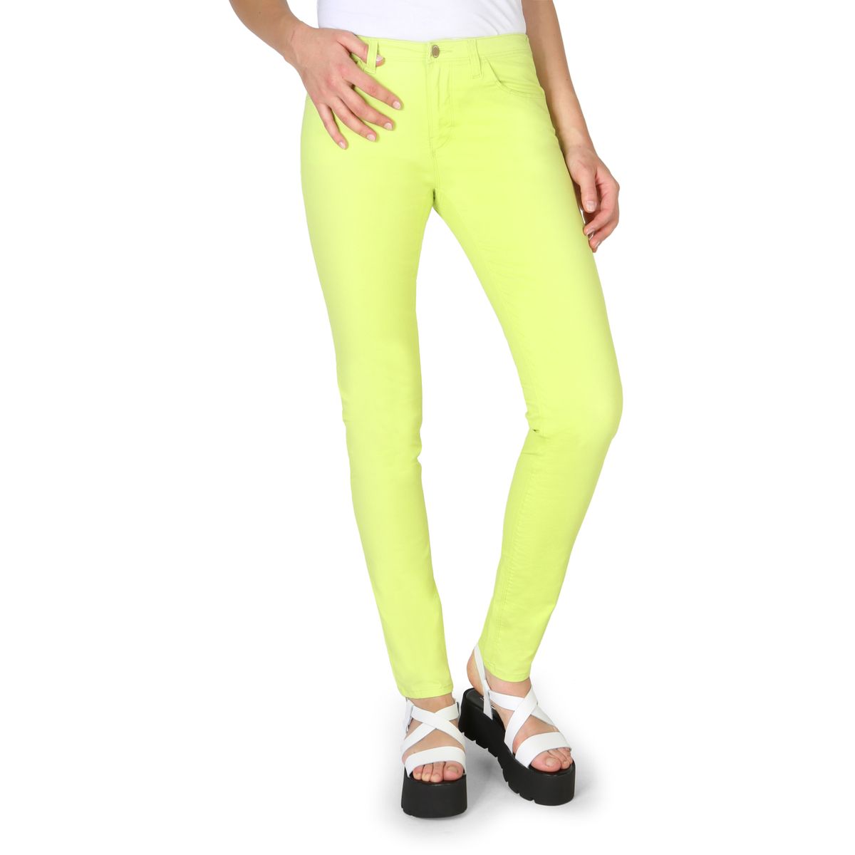 Schmal geschnittene Five-Pocket-Stretchhose