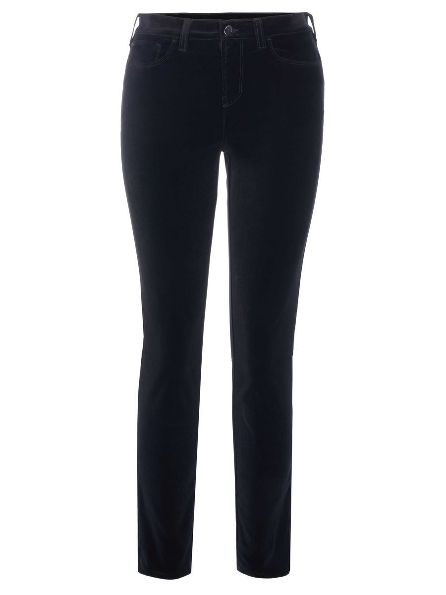 Klassische Samthose im Skinny Fit