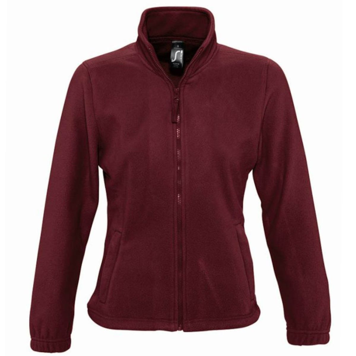 Klassische Fleecejacke mit Reißverschluss