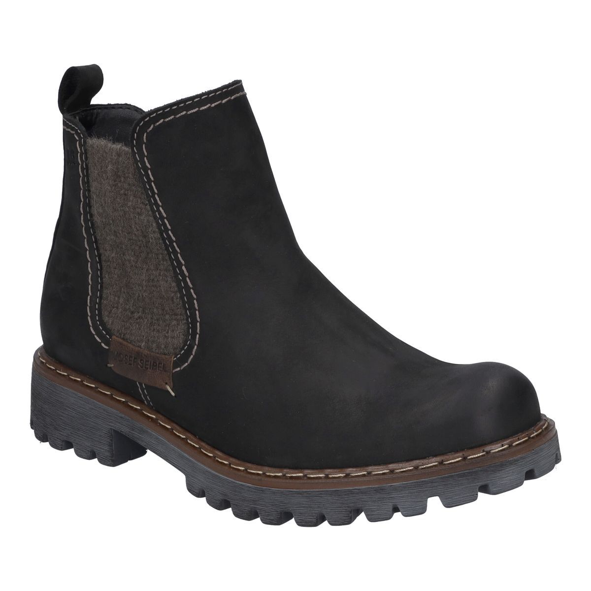 Robuste Nubukleder Stiefeletten