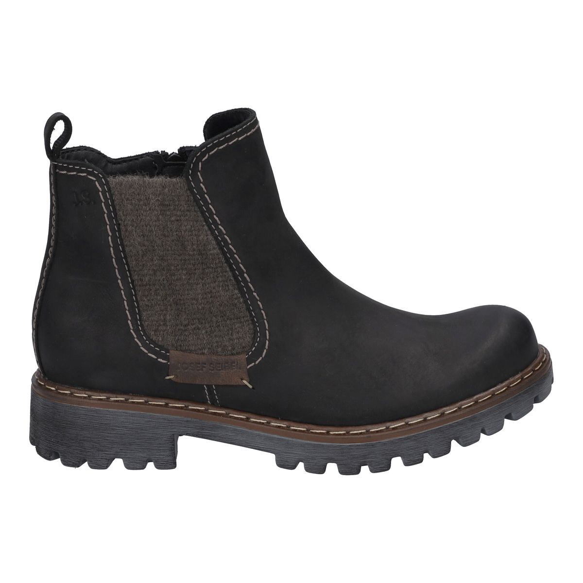 Robuste Nubukleder Stiefeletten