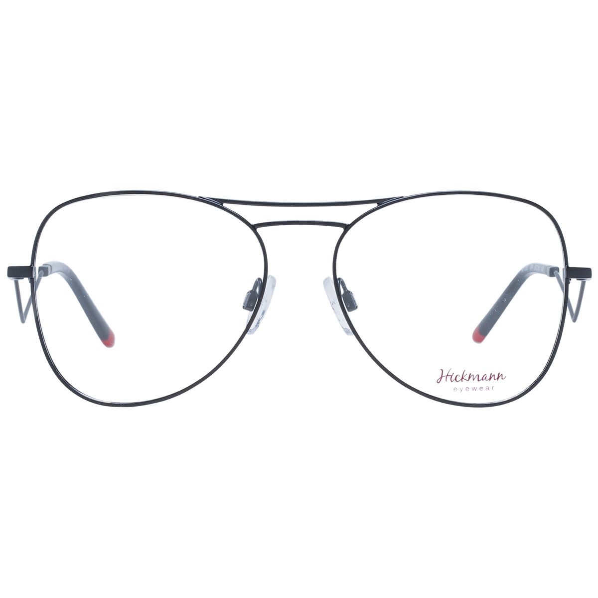 Aviator-Brillenfassung mit geometrischen Bügeln