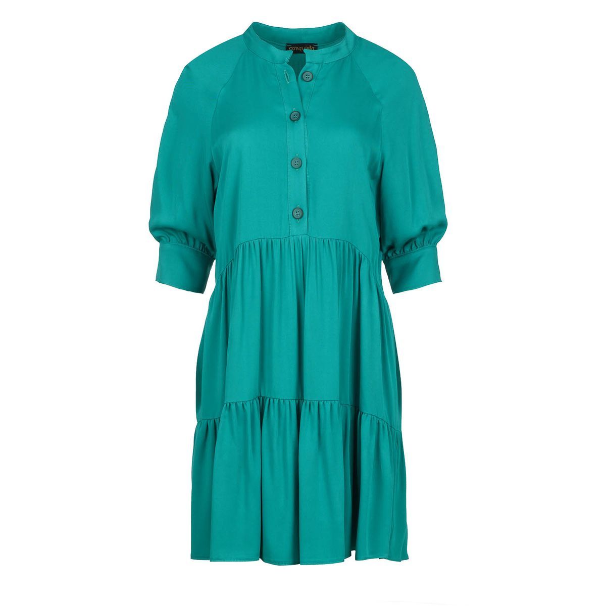 Gestuftes Minikleid mit Raglanärmeln