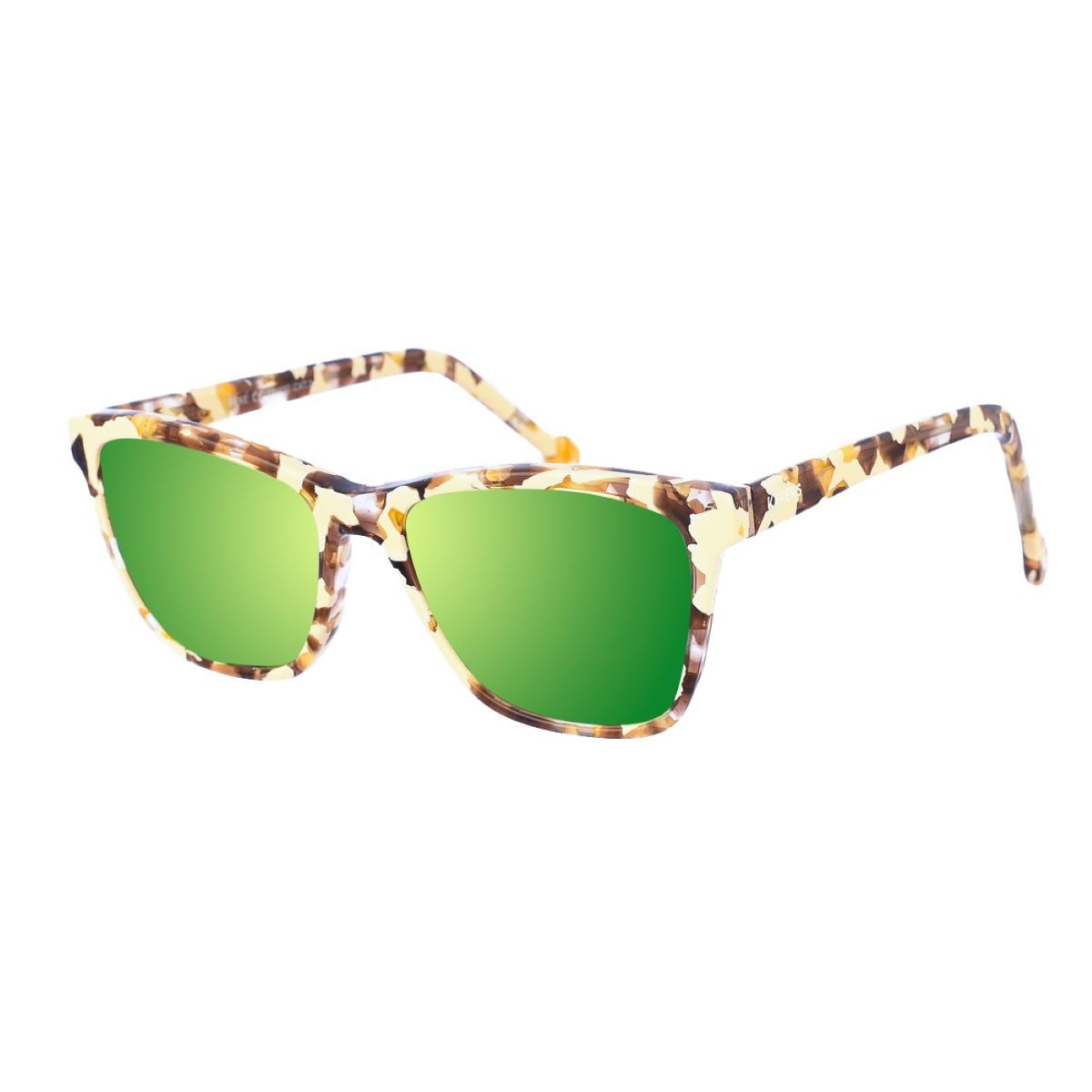 Moderne Eckige Sonnenbrille aus Acetat