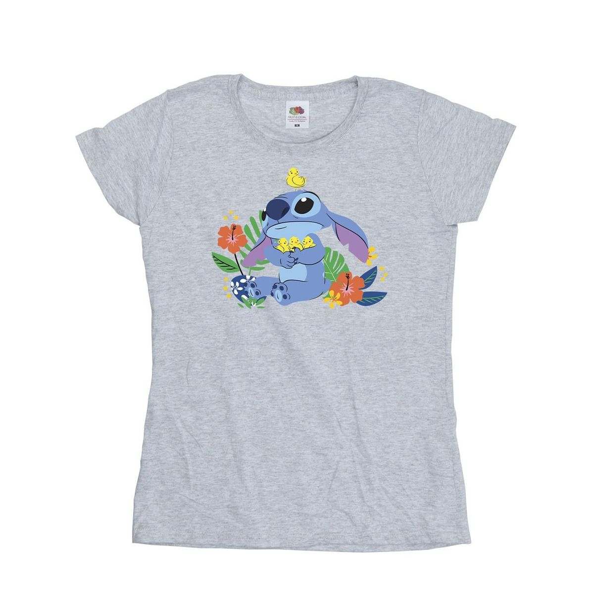Grafik-T-Shirt mit Stitch und Entenküken