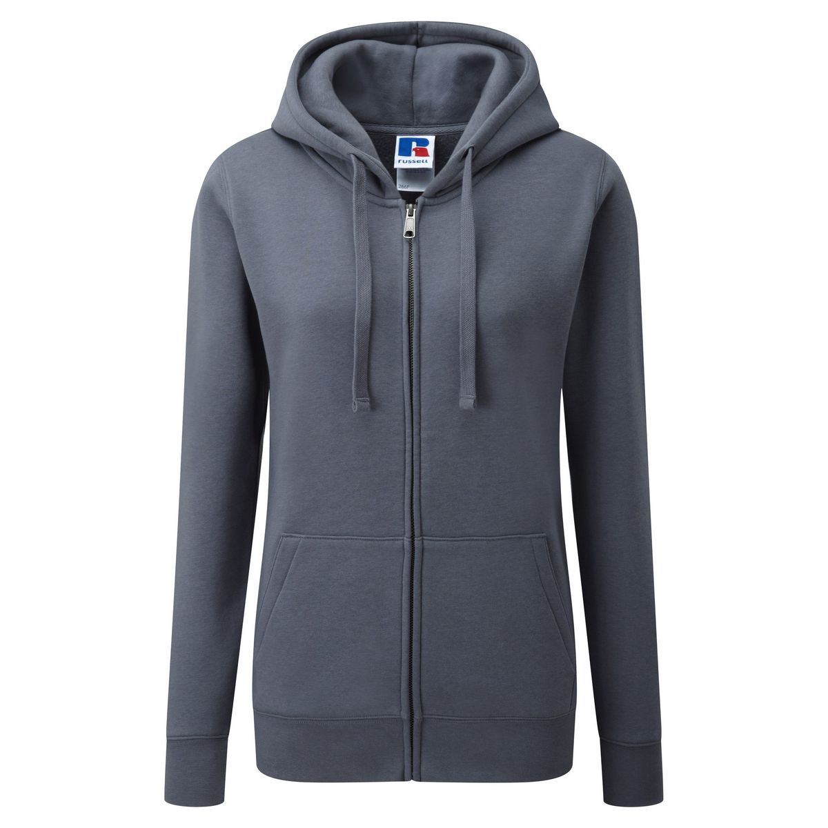 Premium Dreilagen-Kapuzenjacke mit Reißverschluss
