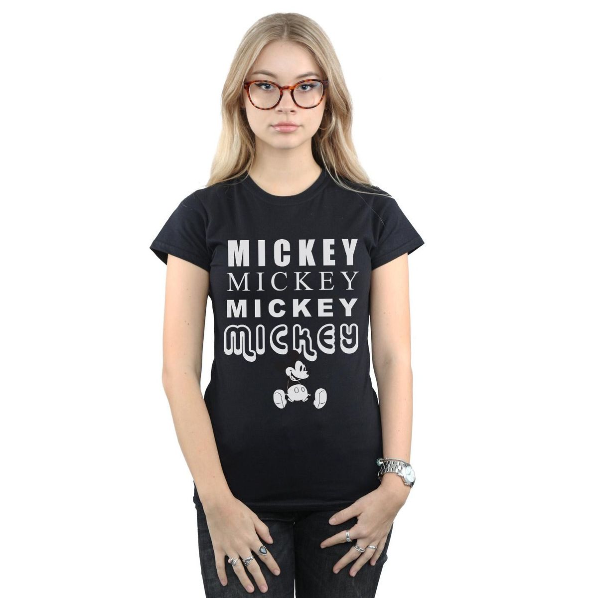 Grafik-T-Shirt mit Retro-Typografie