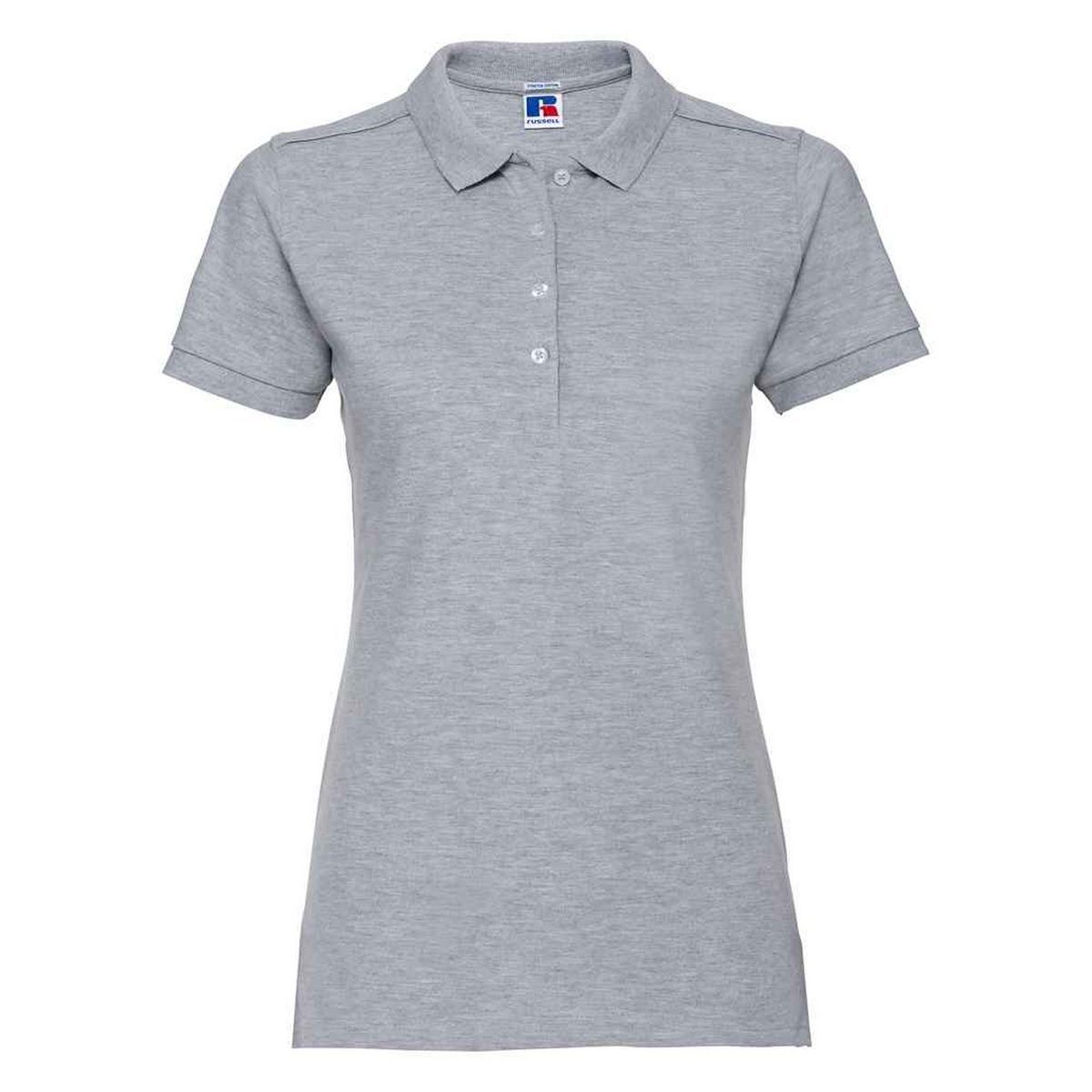 Kurzärmliges Stretch-Piqué Poloshirt