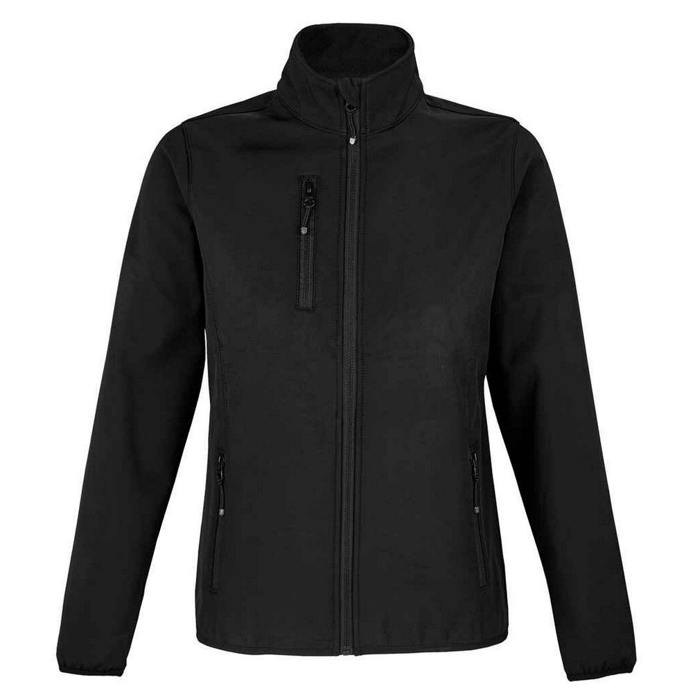 Funktionale Outdoor-Softshelljacke aus Recycling-Material