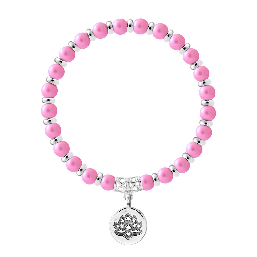 Perlenarmband mit Magic Lotus Anhänger