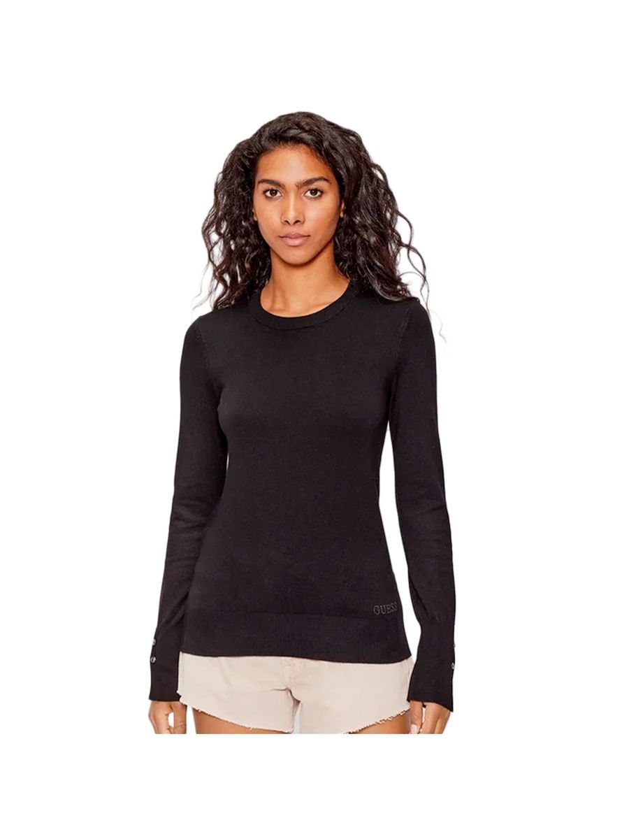 Elinor Baumwoll-Pullover mit Rundhalsausschnitt